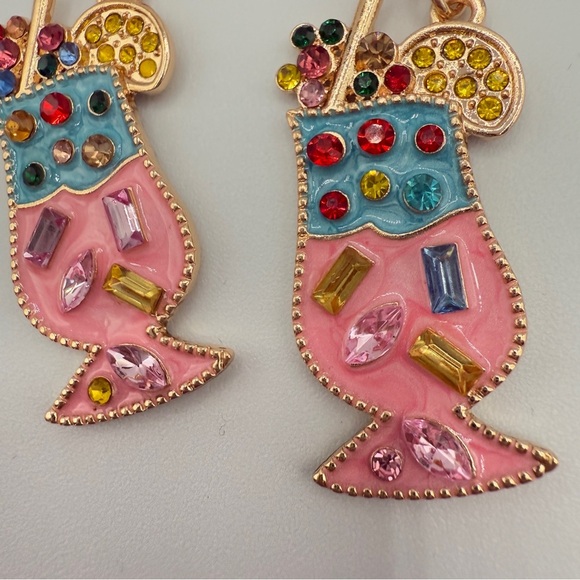Summer Cocktail Fruity Drink Earrings - Picture 5 of 8